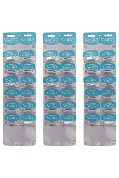 Gillette SET 3 BUCATI APARAT DE RAS VENUS3 12BUC