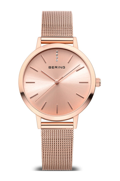 Bering Ceas de damă 13434-366, cuarț, 34mm, 3ATM
