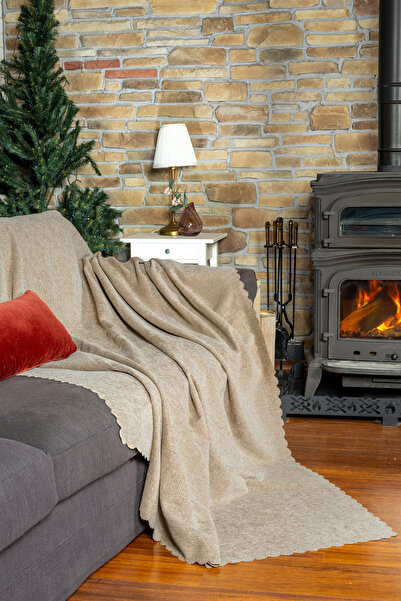 Latuda Home Husa scaun premium 110x175 fotoliu Gramaj Jacquard Chenille Bej |...