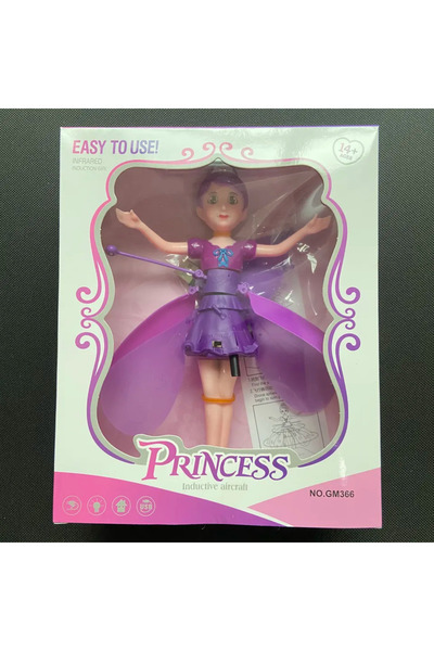 Choice purple1 Elf Fairy Flying Doll Helicopter Gesture Induction Machine Rot...