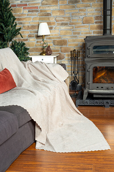 Latuda Home غطاء أريكة شانيل كريمي ممتاز مقاس 110 × 175 كرسي بذراعين وجاكار 2...