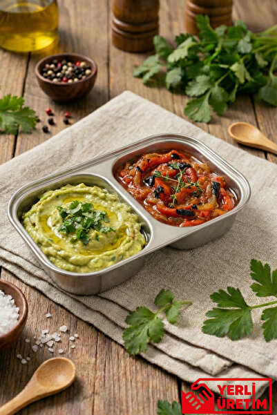 GUGGA Stilo - Fırınlanabilir 304 Kalite Paslanmaz Çelik Kase Güveç Tabak 650 ...