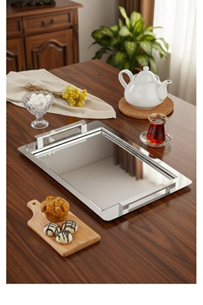 bersachef Karadelen 18/10 Cr-ni Paslanmaz Silver Ikramlık Sunumluk Servis Ve ...