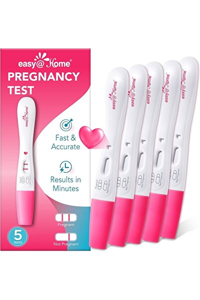 Easy @Home Fast and accurate pregnancy test for early detection - 5 tests - p...