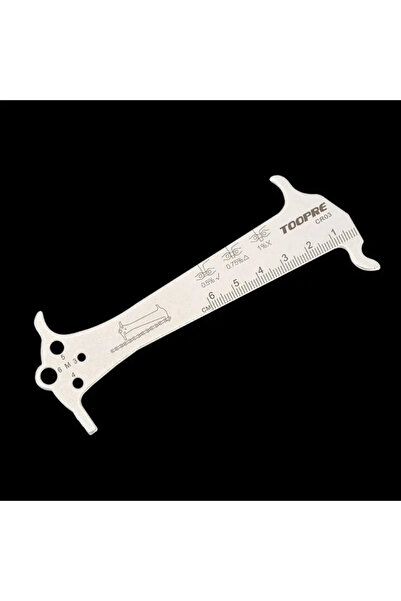 Choice أداة قياس تآكل سلسلة الدراجة الفضية، مسطرة، أداة إصلاح، مقياس سلسلة در...