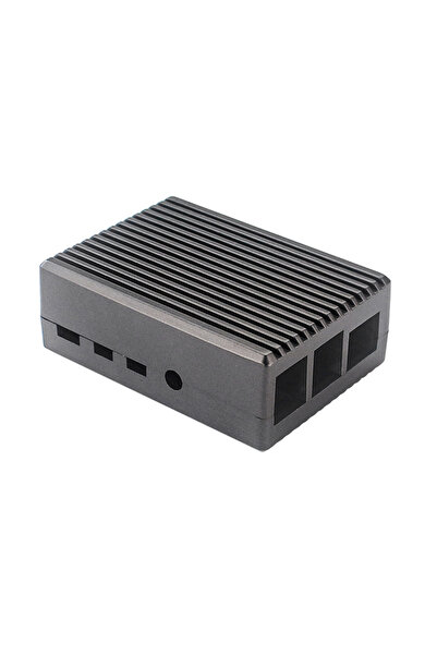 Choice Gray Aluminum Alloy Case for Raspberry Pi 4 Black Box Metal Shell Pass...