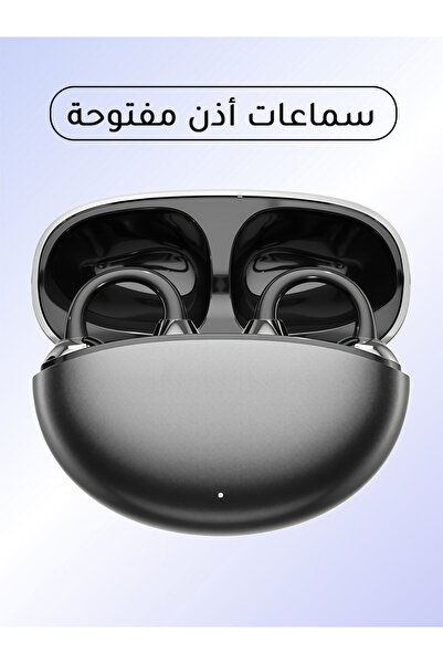 Amijoy سماعات بلوتوث، سماعات رأس لاسلكية مفتوحة الأذن، سماعات أذن بمشبك، خفيف...