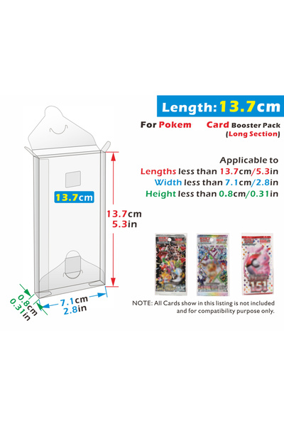 Choice الطول - 13.7 سم، 10 قطع من حافظات الحماية البلاستيكية القابلة للطي لحز...