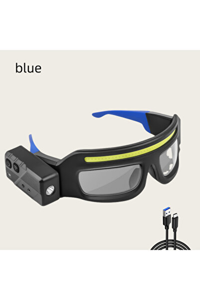 Choice نظارات XTE الجديدة متعددة الوظائف باللون الأزرق مزودة بإضاءة وشحن من ا...