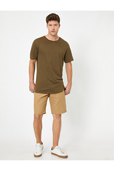 Koton Tkané šortky s nastaviteľným lanovým opaskom