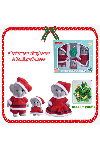 Choice15 H04-1 Boxed Box Packing Forest Family Reindeer Bunny Panda Animal Si...