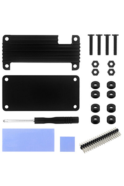 Choice Black GPIO Raspberry Pi Zero 2 W Aluminum Cooler Case Armored Shell wi...
