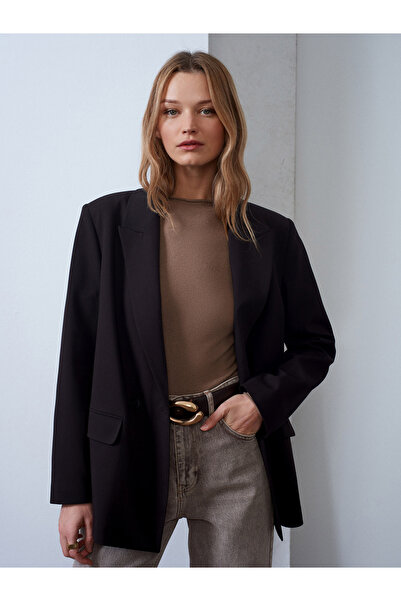 Dilvin 60767 Blazer Jacket - Acı Brown (Acı Brown Is Likely a Brand Name and ...