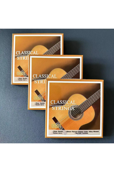 Choice مجموعة أوتار جيتار صوتي كلاسيكي CG-01، 3 أوتار نايلون، 6 أوتار نحاسية ...