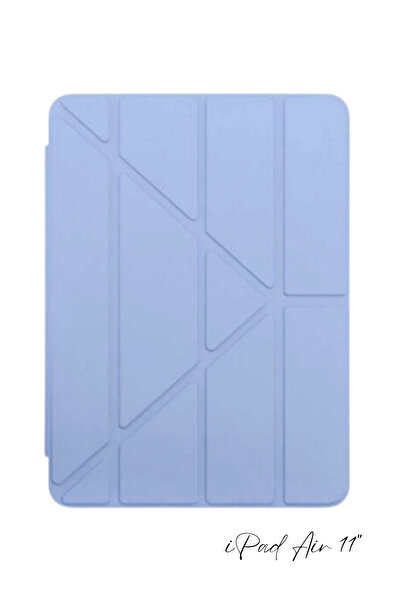 Fuchsia iPad Air 11 inç 6. Nesil Uyumlu Kalem Bölmeli Akıllı Trifolding Table...
