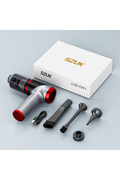 Choice مكنسة كهربائية للسيارة من SZUK سوداء اللون، شفط قوي، لاسلكية، صغيرة ال...