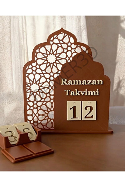 Home Ramazan Takvimi - Standlı & Mumluklu Countdown Ramadan Days
