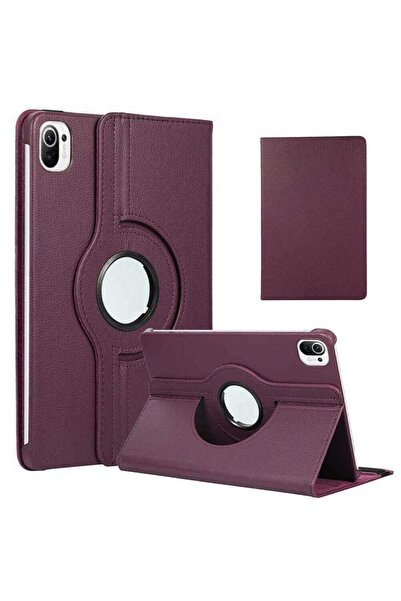 Fuchsia Xiaomi Mi Pad 5 Uyumlu Dönebilen Standlı Tablet Kılıfı