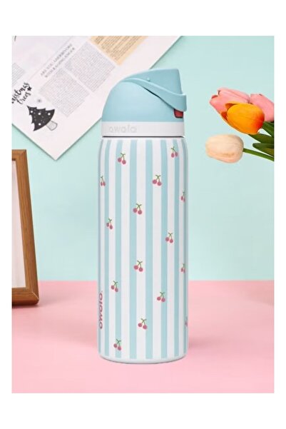 owala زجاجة مياه معزولة من الفولاذ المقاوم للصدأ سعة 32 أونصة مع شفاطة - إصدا...