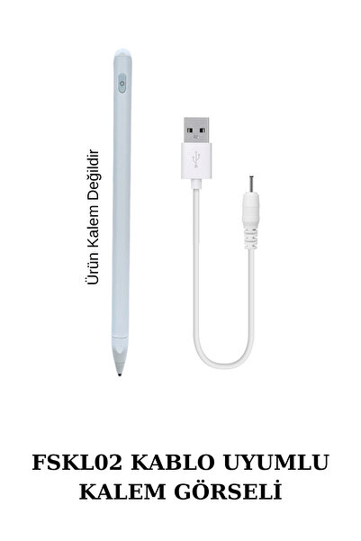 qpen Stylus Tablet Kalemi Şarj Kablosu FSKL02 - FSKL03 - FSKL05