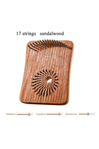Choice 17 strings sandal Hluru Lyre 31 Strings Mini Thumb Kalyre 17 Kalimba S...
