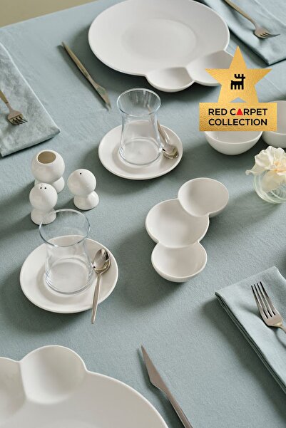 Karaca Red Carpet Collection Stream Bone Blow 26 Parça 6 Kişilik Kahvaltı Takımı