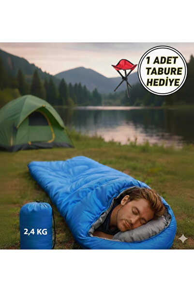 Goocamp -29 °C Su Geçirmeyen piknik/Kamp/Tatil Uyku Tulumu mavi