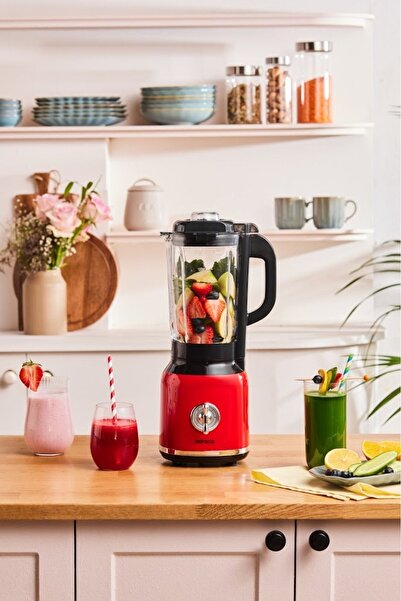 Karaca Vintage Craft Smoothie Blender Red