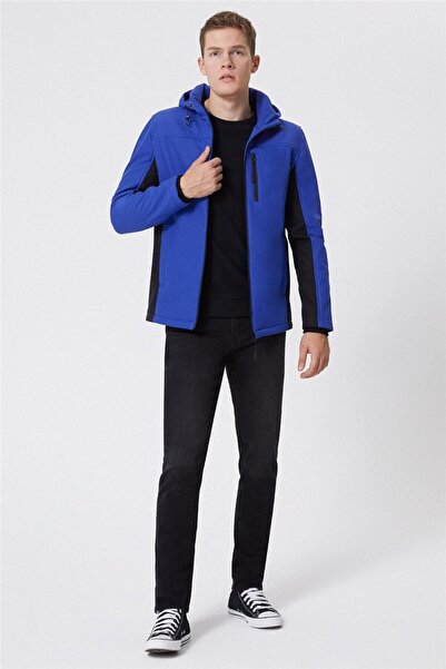 Lee Cooper Nico Men's Coat Cobalt -Black