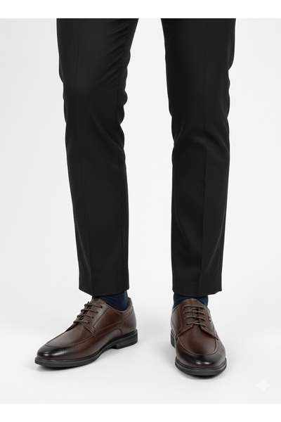 LİCCAS Pantofi clasici de tranziție pentru bărbați, piele autentică, interioa...