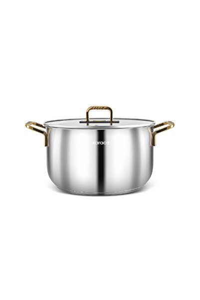 Karaca Maçka İndüksiyon Tabanlı Çelik Tencere 22 Cm Gold
