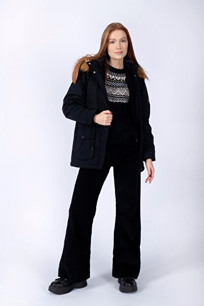 Lee Cooper Hazel women's black coat