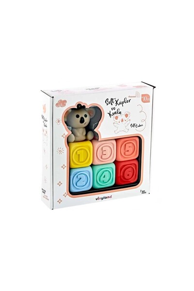 Erpa Oyuncak Soft Cubes and Koala