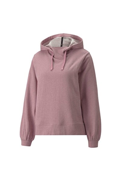 Puma STUDIO FLEECE HOODIE Pale Grape Heather