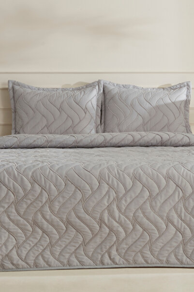 Karaca Home Set cuvertură de pat dublă Vega Gri