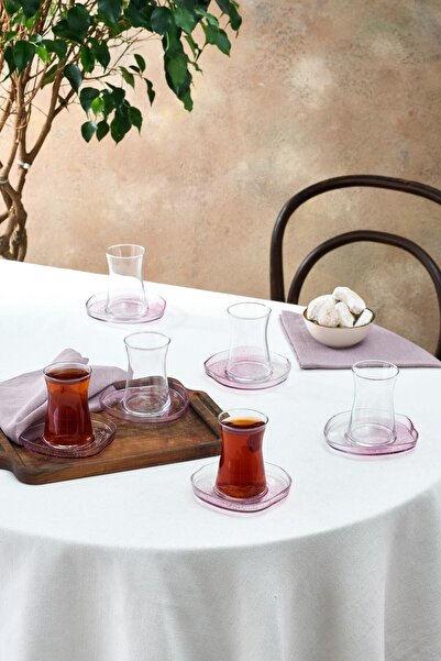Karaca Petunia 12 Piece Tea Set for 6 People