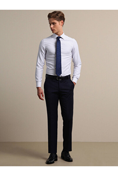 Kip Classic Wool Blended Saks Straight Woven Trousers