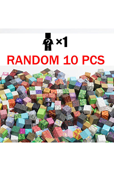 Choice مجموعة مكعبات بناء مغناطيسية مكونة من 10 قطع ودمية واحدة، لعبة بناء مص...