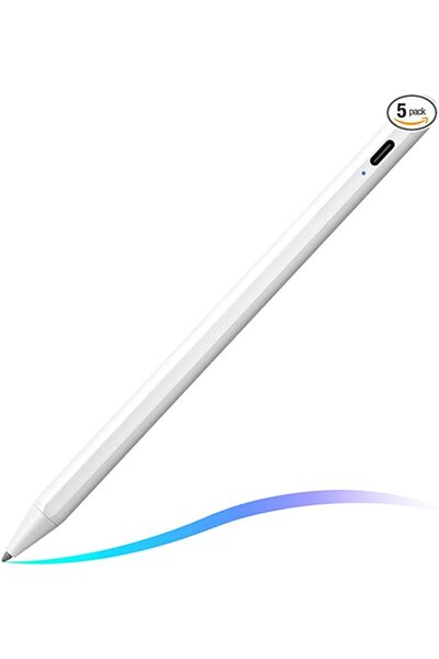 Fuchsia Aplle Ipad Uyumlu Avuç Içi Reddetmeli Dokunmatik Özel Yazı Çizim Kalemi