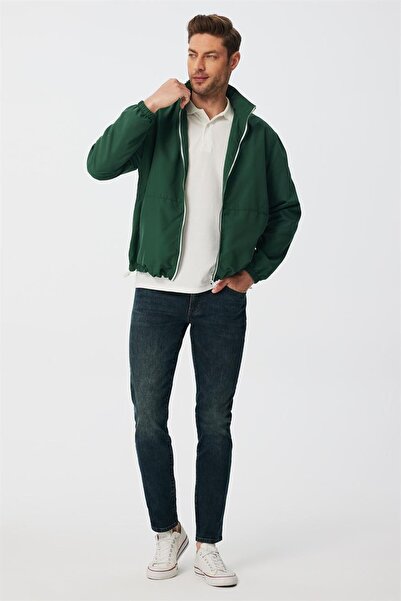 Lee Cooper معطف منسوج أخضر - أوليفر مين