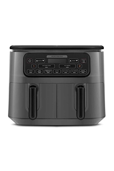 Karaca Air Pro Cook Duo Tandır XXXL 8 Litre Airfryer Fritöz Space Gray Black ...