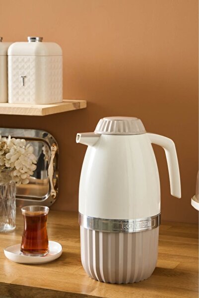 Karaca 2L Cream Gant Stainless Steel Leakproof Thermos