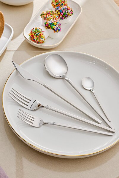 Karaca Neoma 30 Parça 6 Kişilik Çatal Kaşık Bıçak Seti Kutulu