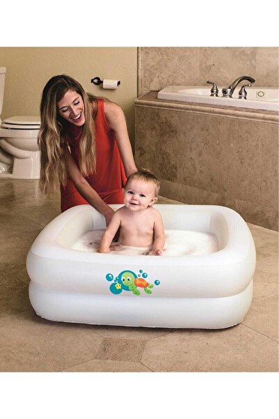 BESTWAY 51116 Şişme Kare Bebek Havuzu 86x86x25 cm