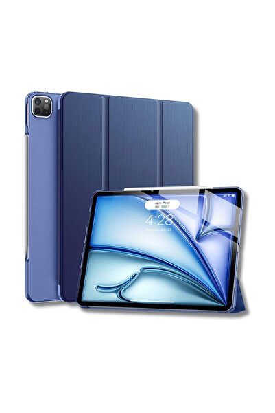 Fuchsia iPad Air 13 inç M2 Çipli 2024 Uyumlu Akıllı Smart Cover Tablet Kılıfı...