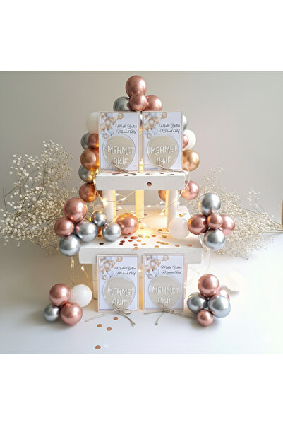 ORGANİZASYON HEDİYEM 50 ADET DOĞUM - DOĞUM GÜNÜ - MEVLÜT -6 AY KINASI -  SÜNN...