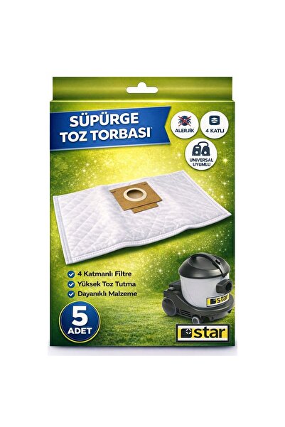 Küçük Tip Elektrikli Süpürge Toz Torbası (5 ADET)