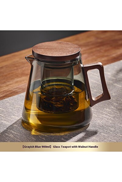 Choice Grey 900ml Gianxi Teapot Tea Separation High Borosilicate Glass Teapot...