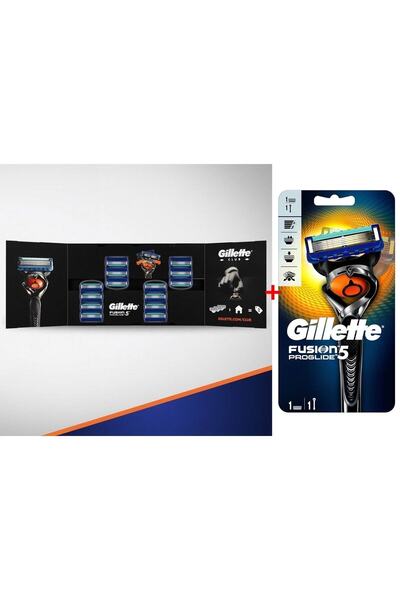 Gillette Fusion 5 Proglide Yedek Tıraş Bıçağı 14'lü (karton Paket)+flexbal Tı...