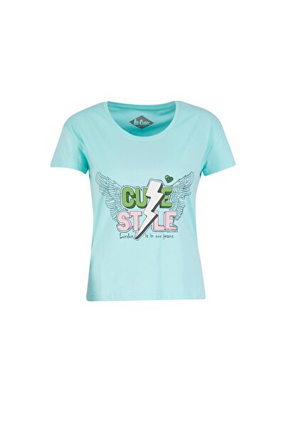 Lee Cooper Elisa Women's 100% Cotton Crew Neck T-Shirt Mint